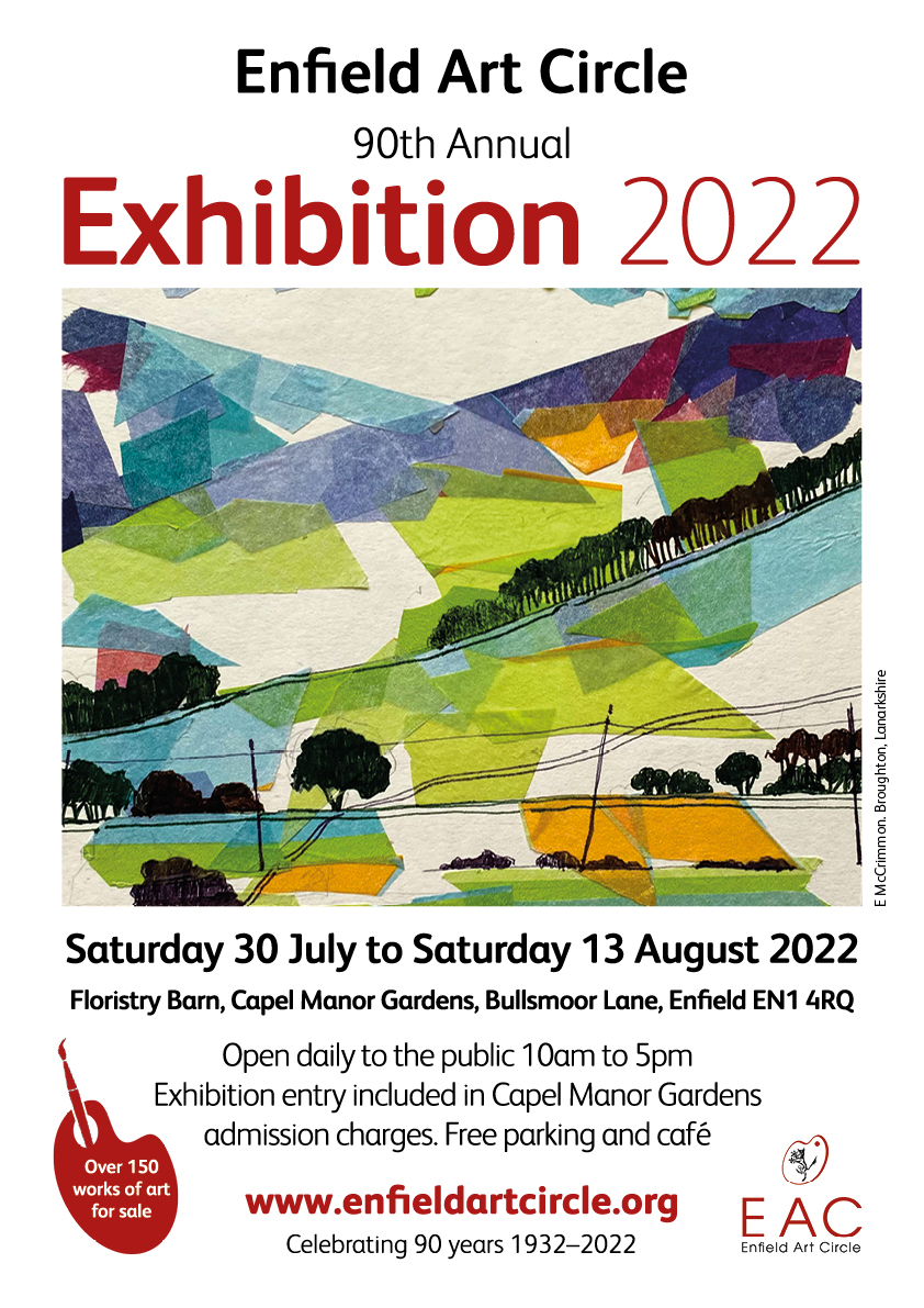Promotional poster for annual exhibition 2022