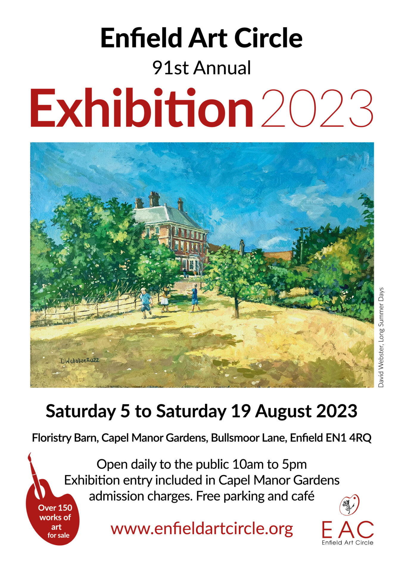 Promotional poster for annual exhibition 2022