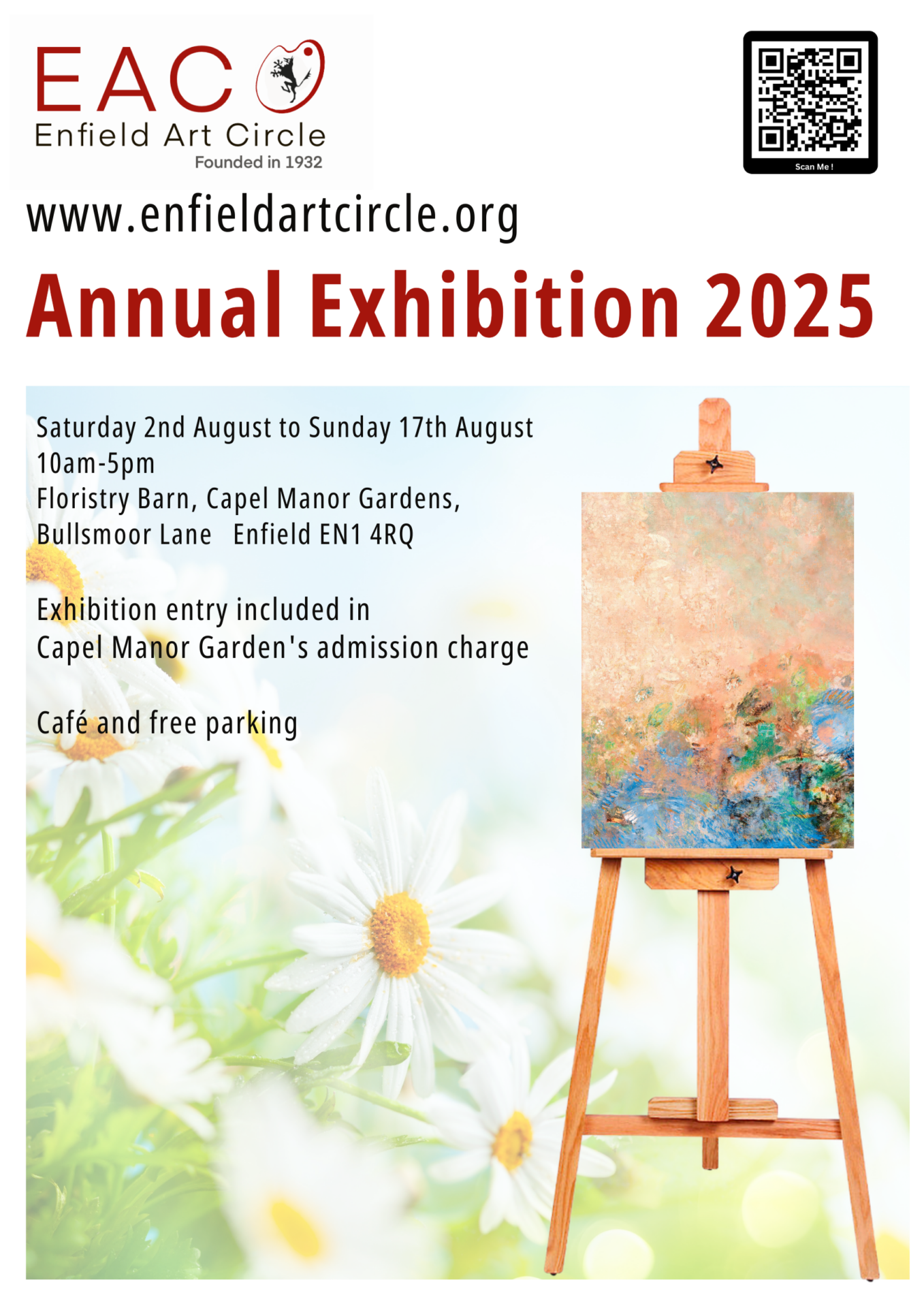 EAC Annual Exhibition 2025 flyer Flyer advertising the EAC annual exhibition 2025